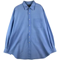 古着 ラルフローレン Ralph Lauren POLO by Ralph Lauren ANDREW 長袖 コットンシャツ メンズXL相当/eaa602904