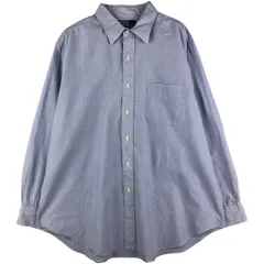 古着 ラルフローレン Ralph Lauren POLO by Ralph Lauren ANDREW 長袖 コットンシャツ メンズXL相当/eaa602905