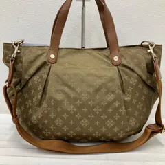 6815　良品　russet　ラシット　ハンドバッグ　 3way　ショルダーバッグ　モノグラム　 総柄　ベージュ系　ナイロン　レザー　 バッグインバッグ　レディース