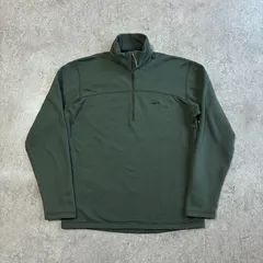 00s 2005年 MEXICO製 patagonia Capilene Expedition Weight Stretch Zip-T 【 khaki 】 パタゴニア キャプリーン エクスペディション ウェイト ストレッチ ジップT 【 カーキ 】