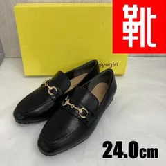 M-675 ■kutsu.com公式■ masyugirl 軽量ローファー mg4011-4E　ブラック　24.0㎝