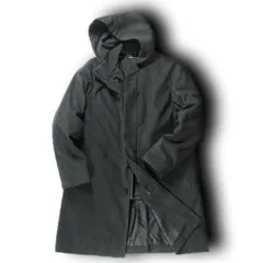 【新品】 BEAUTY＆YOUTH UNITED ARROWS × Thinsulate EX-soft ／ ビューティー＆ユース ユナイテッドアローズ × シンサレート　単独着用可能 ライナーブルゾン付き 撥水 コート フード 取り外し可能 グレー ｜ 秋冬