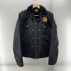 【中古】VANSON コットンボアジャケット ブラック サイズM バンソン[24]