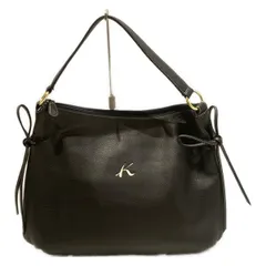 KITAMURA(キタムラ) ショルダーバッグ - ネイビー レザー