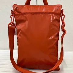 6952　LeSportsac レスポートサック　ひとりっぷ　マラケシュオレンジ　モバイルショルダーバッグ　リキッドパテント素材　2way　ショルダーバッグ　ハンドバッグ　無地　レディース　PCショルダーバッグ　シンプル