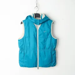 55/ナイキ ゴルフ リバーシブル ダウン ジップアップ ベスト