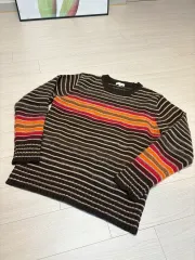 ヴィンテージ ポール・スミス ブラウン ストライプ ニット 95