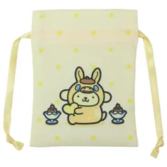 【メール便】RODYxサンリオキャラクターズ ミニ巾着袋 豆巾着 RODYxポムポムプリン サンリオ マリモクラフト まめきんちゃく 小物入れ キャラクター グッズ 