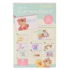 【メール便】スージーズー ミニポーチ シークレットフラットミニポーチ 全10種の内どれか1個 ティーズファクトリー コレクション雑貨 絵本キャラクター グッズ 