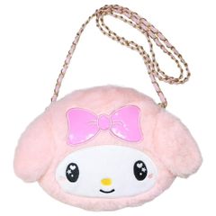 シュガーバニーズ しろうさ くろうさ フェイス形ショルダーバッグ