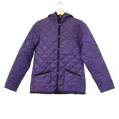 LAVENHAM(ラベンハム) ブルゾン サイズ36 S レディース - パープル×黒 長袖/キルティング/秋/冬
