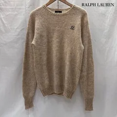 ラルフローレン ベージュニット クルーネック ラウンドネック 丸襟 丸首 Mサイズ メンズ M ISItems【USED】【古着】【中古】50148004