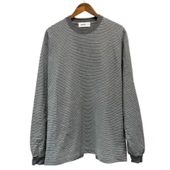 everyone エブリワン border long sleeve t-shirt ボーダーロングスリーブカットソー EV23-CS07 L グレー 15072