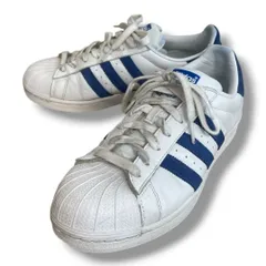 adidas SUPERSTAR アディダス スーパースター EE8595 白･青 ホワイト･ブルー White･Blue 26.5cm メンズ スニーカー 靴 シューズ プラスエスW-No.487