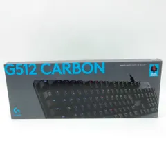Logicool ロジクール G512 CARBON メカニカルゲーミングキーボード(リニア) 赤軸 ※中古