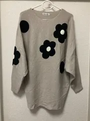 美品　長袖トップス　グレージュ　M〜L