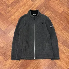 L ザノースフェイス チャコール フリース ジップアップ