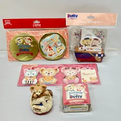 【新品】東京ディズニーシー ダッフィー 5点 キーホルダー ダッフィーバッグ シール 東京Disney Sea メモ帳 付箋 ふせん ケース入り