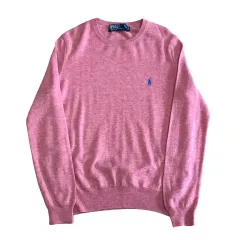M ポロラルフローレン ピンク メリノウール ニット