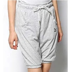 【新品】puma（プーマ）レディース ウィメンズ Progressive youth　ニットショーツ ライトグレー 566880-03