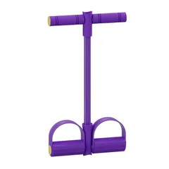 トレーニングチューブ 筋トレ 腹筋 ストレッチ フィットネス ゴムバンド パープルのサムネイル