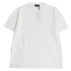 未使用品□2020年製 VERSACE/ヴェルサーチ A85172 MICHEL FIT メデューサ ロゴプリント ラメ 半袖Tシャツ/カットソー ホワイト L 伊製のサムネイル
