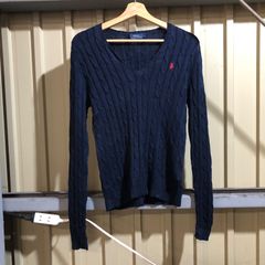 1043 POLO RALPH LAUREN セーター ネイビー S ポロラルフローレン