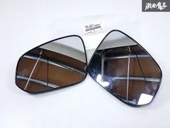 トヨタ 純正 MZRA90W MZRA95W ZWR90W/ZWR95W ノア ドアミラーレンズ サイドミラーレンズ 左右セット 08169-16020 即納 棚I-1