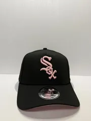 Newera シカゴホワイトソックス 95thアニバーサリー 9forty A-FRAME スナップバックキャップ ブラックカラー