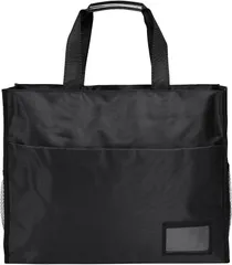 HARGIO(ハルジオ) A3 バッグ トートバッグ 書類バッグ ビジネスバッグ カバン ドキュメント バック ケース 作品 収納 デザイン プレゼン 資料 画材 図面 建築 学生 手提げ 鞄 大容量 (ブラック)