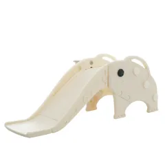 「数量限定セール」すべり台 室内用 屋内遊具 コンパクトサイズ おもちゃ キッズ 子供用 誕生日 プレゼント 白 ホワイト かわいい 安全 滑り台 幼児用 室内滑り台