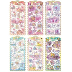 サンリオ キラキラウォーターインシール シール ステッカー デコ キャラクター かわいい おしゃれ グッズ