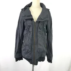 qualite/カリテ/アバハウス★ミリタリージャケット【3/レディースL程度/黒/black】アウター/ブルゾン/Jacket/Jumper◆BJ127-eのサムネイル