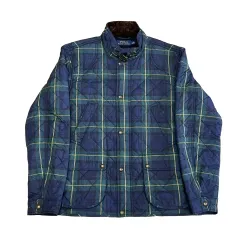 XL ポロラルフローレン ブラックウォッチ キルティング タータンチェック ジャケット