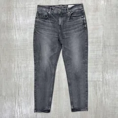 upper hights アッパー ハイツ THE STELLA 139219 IRON ストレッチ ダメージ グランジ 加工 スリム テーパード サイズ 23 デニム pants 609