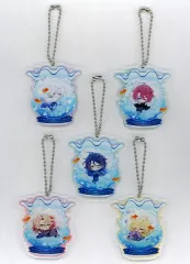 【中古】キーホルダー [単品] 集合 うた氏描きおろし ちびキャラアクリルキーホルダー5個セット 「Switchソフト 泡沫のユークロニア -trail- ami-himeパック」 同梱特典