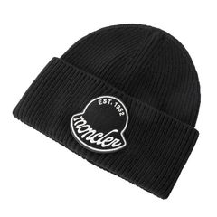 112 MONCLER モンクレール 3B00029 M1242 ブラック ニットキャップ