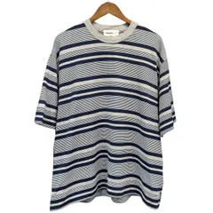 everyone エブリワン BORDER TEE ボーダーTシャツ EV24-CS19 L グレー 15069