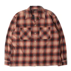 キムタク着 マインデニム チェック フランネル オープンカラー シャツ 1 マインデニムチェック柄長袖ネルシャツ1 キムタク着私物 【公式通販】