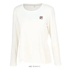 【新作30%OFF】FILA EL0206 Lサイズ　テニス　ロンT  フィラ　スポーツウエア　Tシャツ　ホワイト