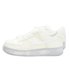 ナイキ NIKE Air Force 1 '07 LV8 EMB スニーカー シューズ ローカット レースアップ ヴィンテージ加工 ロゴ 27.5cm 白 ホワイト DV0787-100 /MN6 ■GY12