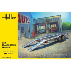 新品 エレール 1/24 カートランスポート トレーラー プラモデル HE80774 [佐川急便]のサムネイル