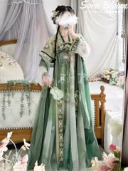 漢服【新品 未使用】 コスプレ ワンピース 唐装 仙女服 中華風 コスプレ衣装 刺繍 可愛 民族風 制服 女装 舞台衣装 キャラクター衣装 学園