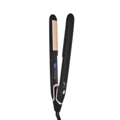 【新品】 ストレートアイロン 国内・海外対応 交流(コード)式 ブラック 絹女 DS200-BK