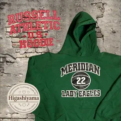 12/7〜クリスマスセール❗️【RUSSELL】90s-00s USA古着 アーチロゴ カレッジスウェットパーカー XL