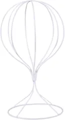 I'm so happy 帽子スタンド アイアン 卓上 ハット ウィッグ 帽子置き おしゃれ ディスプレイ 什器 (ホワイト)