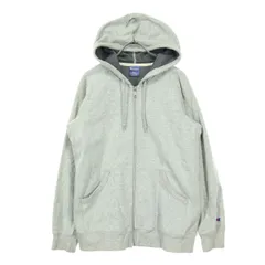 Champion チャンピオン ワンポイントロゴ 長袖 パーカー S グレー メンズ 古着
