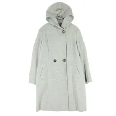 23ku ニジュウサンク 長袖 ピーコート 40 グレー レディース 古着