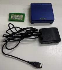 ジャンク品 ゲームボーイアドバンスSP ブルー 本体 ソフト付き
