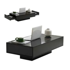 「01/25再入荷予定」 ローテーブル 収納付き テーブル センターテーブル 収納付きローテーブル 大容量 簡単開閉 パソコンテーブル センターテーブル 木製 組み立て簡単 収納テーブル おしゃれ コーヒーテー   